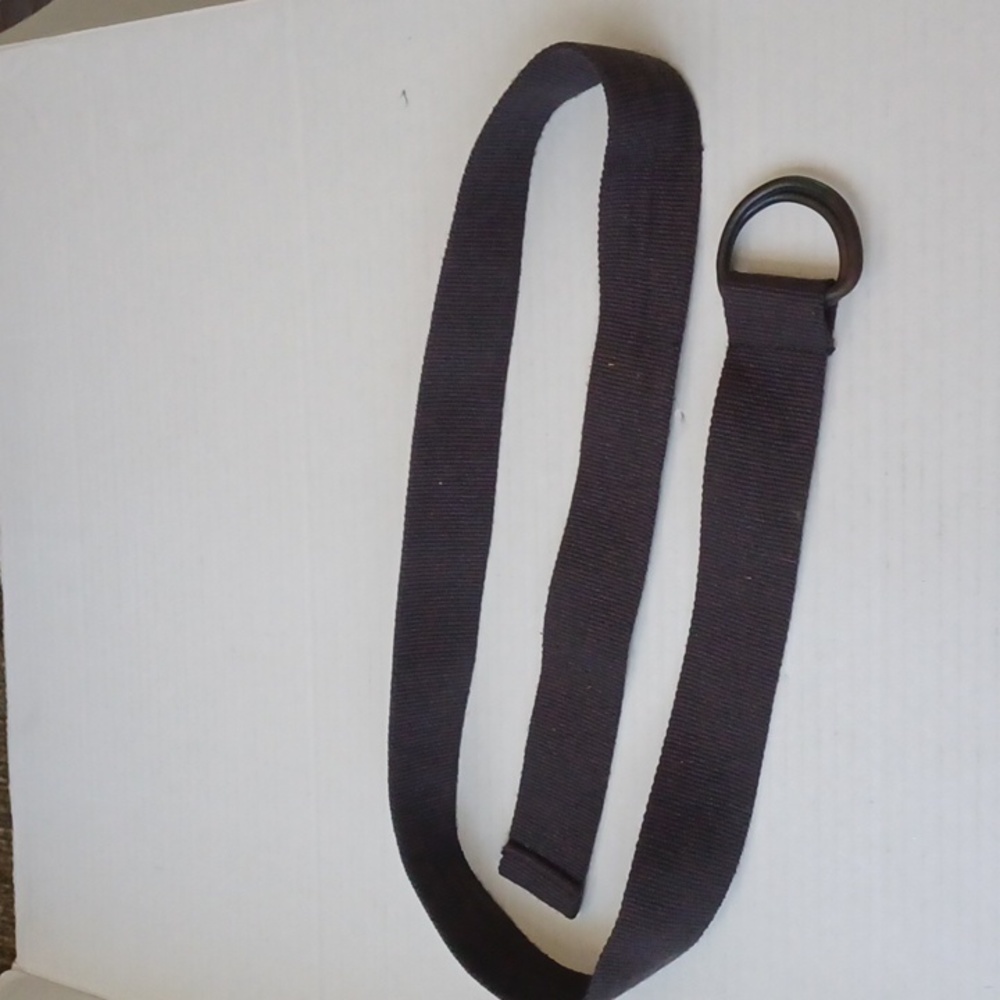 $4 Add-on Black Fabric Belt - Size 32